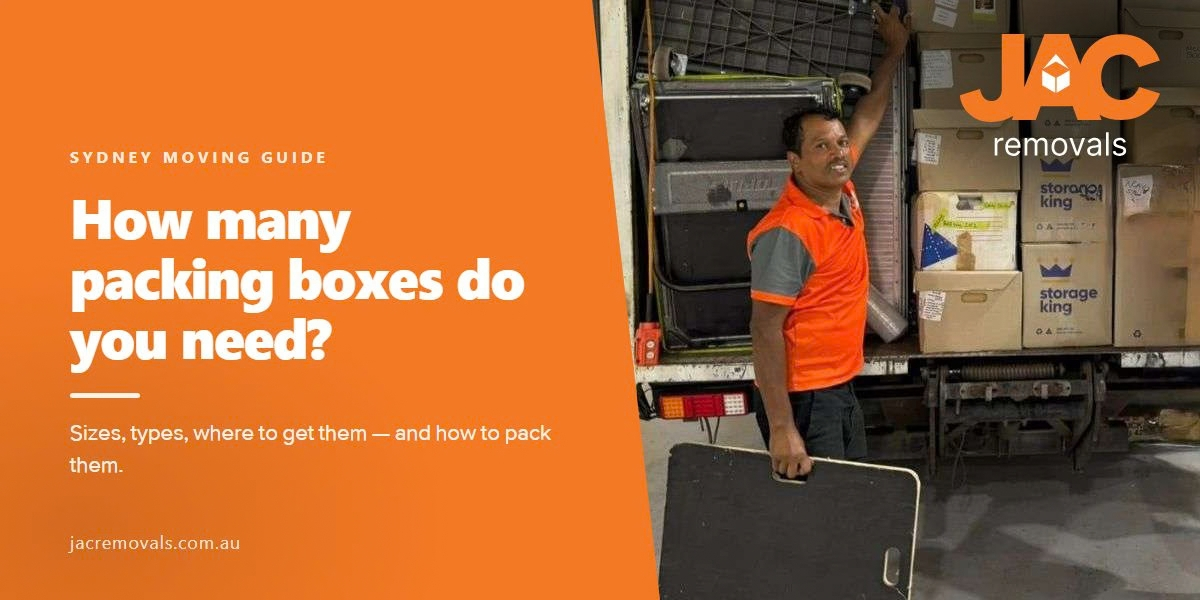packing boxes required for moving